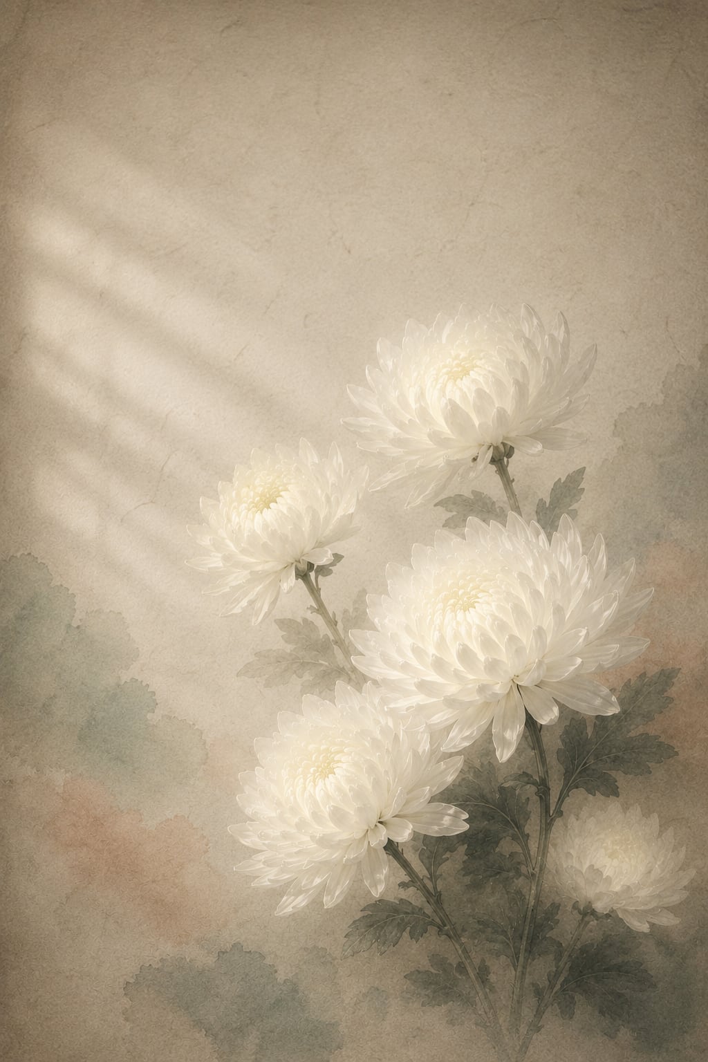 헌화아트 백국 白菊